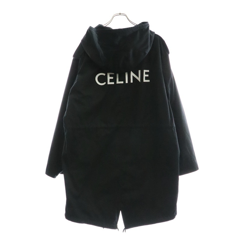CELINE(セリーヌ) 24SS テクニカルコットン ジップアップ モッズコート ブラック 2W20C004N.38NO