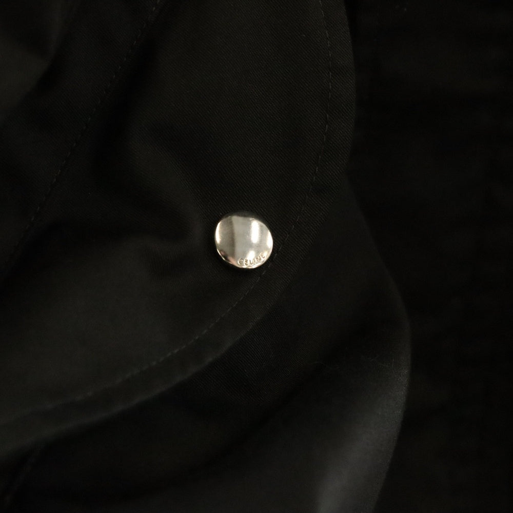 CELINE(セリーヌ) 24SS テクニカルコットン ジップアップ モッズコート ブラック 2W20C004N.38NO