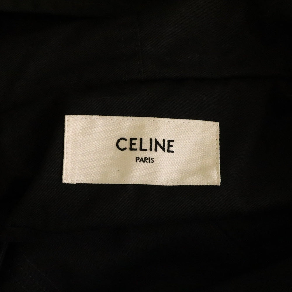 CELINE(セリーヌ) 24SS テクニカルコットン ジップアップ モッズコート ブラック 2W20C004N.38NO