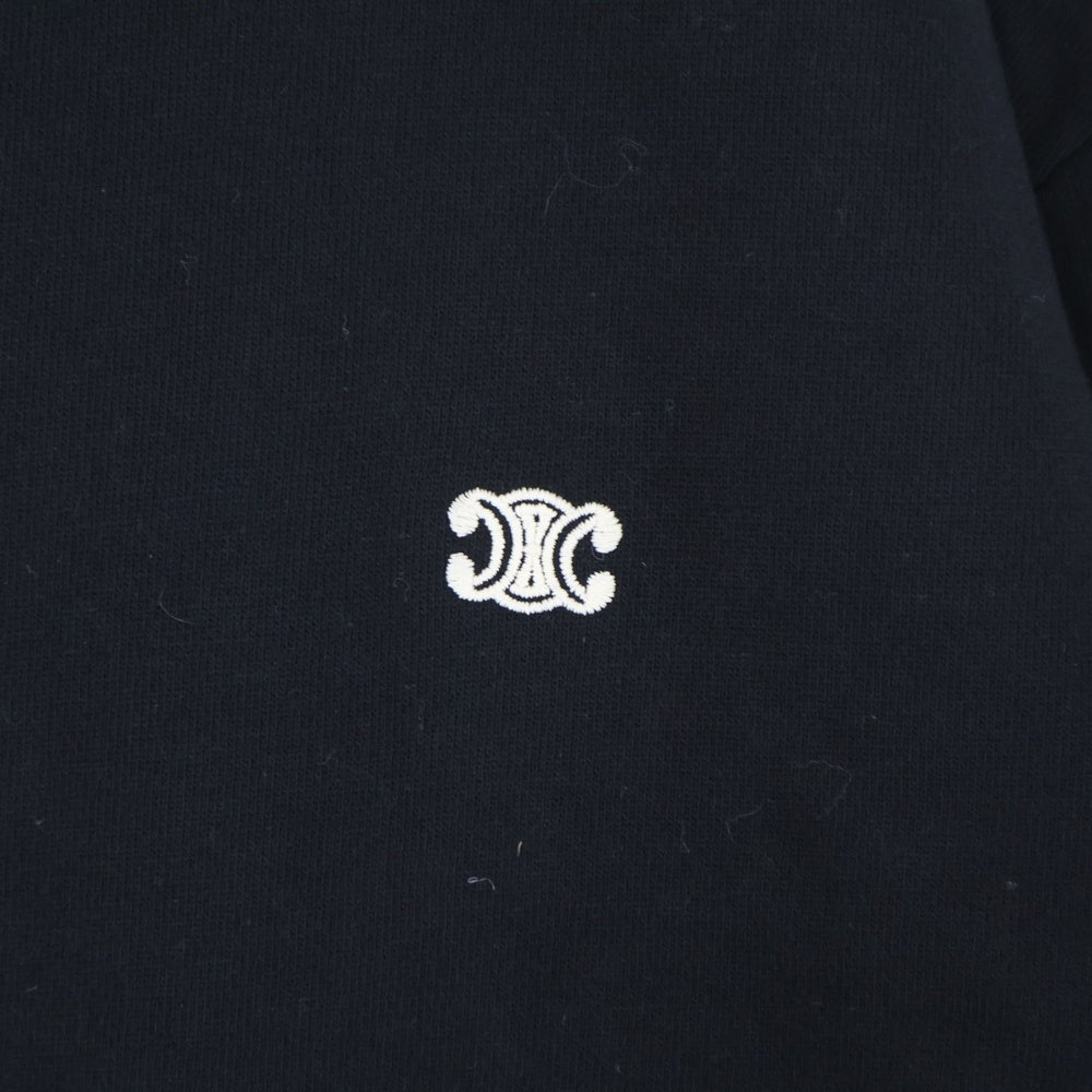 CELINE(セリーヌ) トリオンフ ルーズ スウェットトレーナー ブラック RY01O670Q 38AW