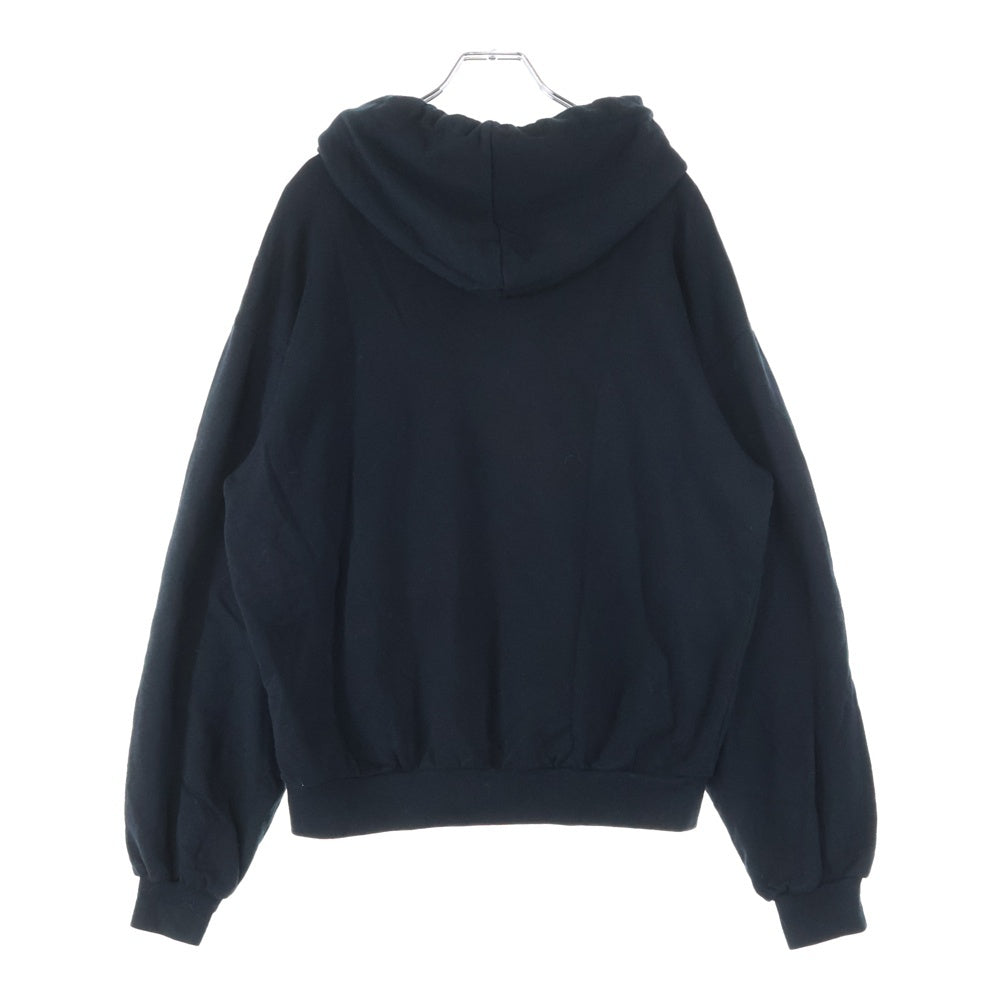 CELINE(セリーヌ) 24SS トリオンフ ルーズフーディー カシミアコットン スウェットプルオーバーパーカー ネイビー 2Y35D450I.38AW