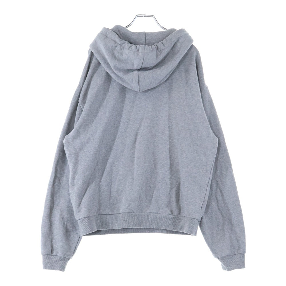 CELINE(セリーヌ) 24SS ゴシックロゴ刺繍 スウェット プルオーバーパーカー グレー RY08M670Q.08BQ