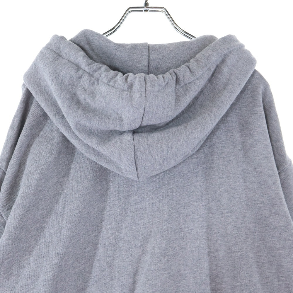 CELINE(セリーヌ) 24SS ゴシックロゴ刺繍 スウェット プルオーバーパーカー グレー RY08M670Q.08BQ