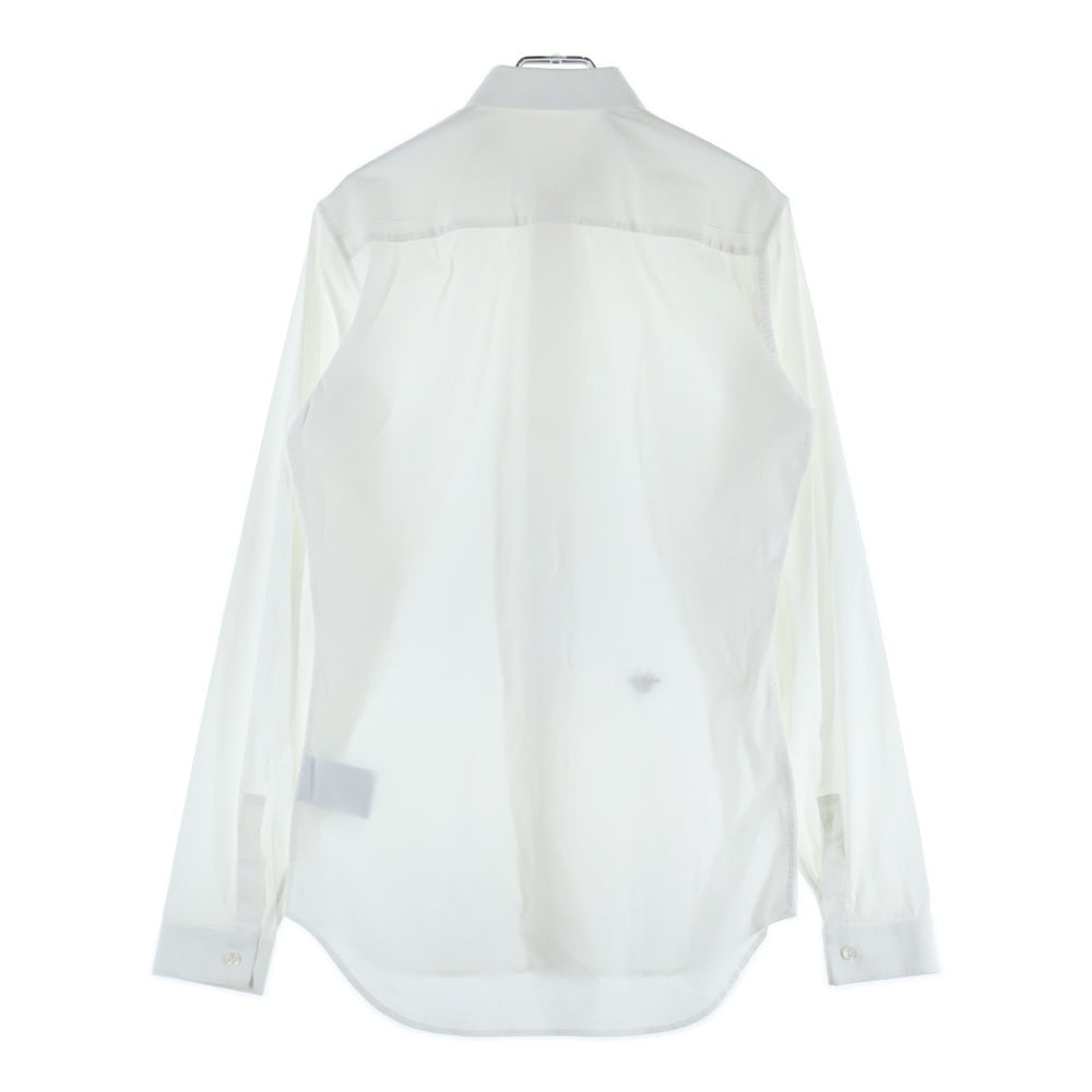 Dior HOMME(ディオールオム) 18AW BEE刺繍 レギュラーカラー ロングスリーブ 長袖シャツ ホワイト 563C523B1223