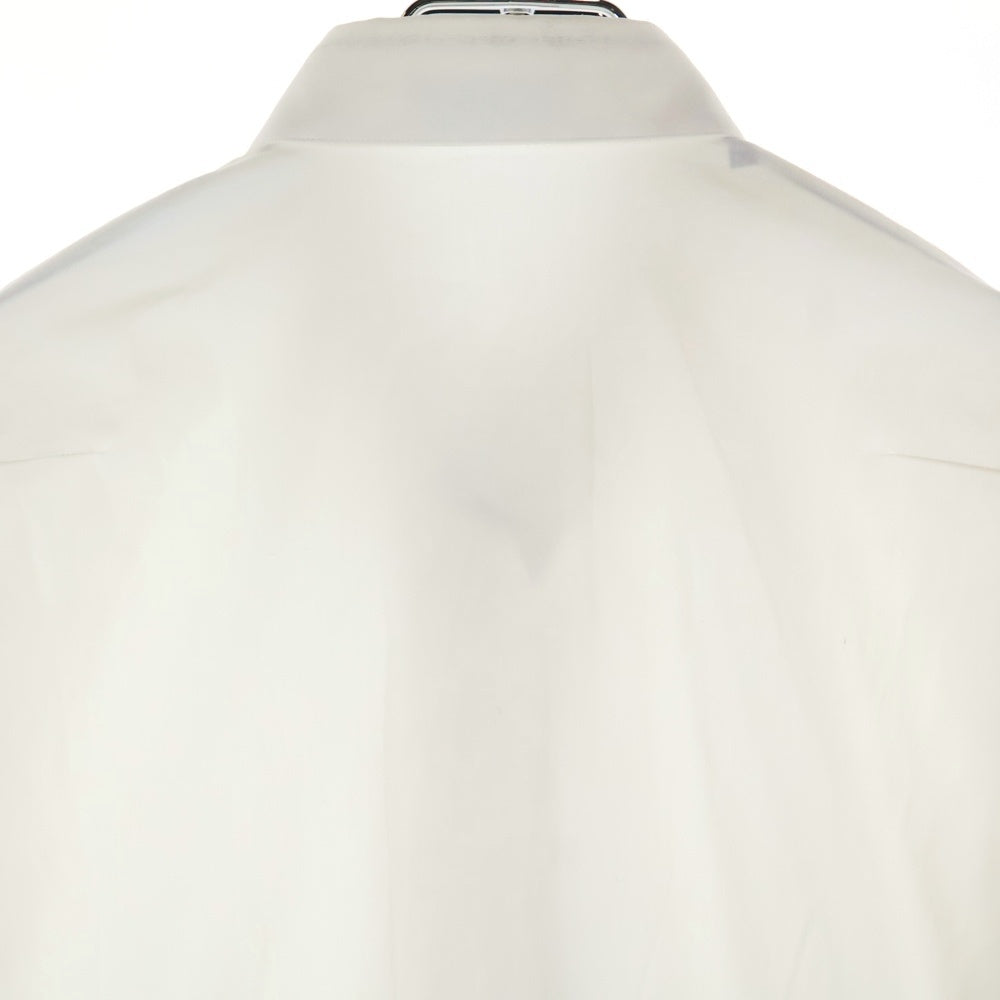 Dior HOMME(ディオールオム) 18AW フェイクネクタイ BEE刺繍 比翼ボタン レギュラーカラー ロングスリーブ 長袖シャツ ホワイト 833C559K1223