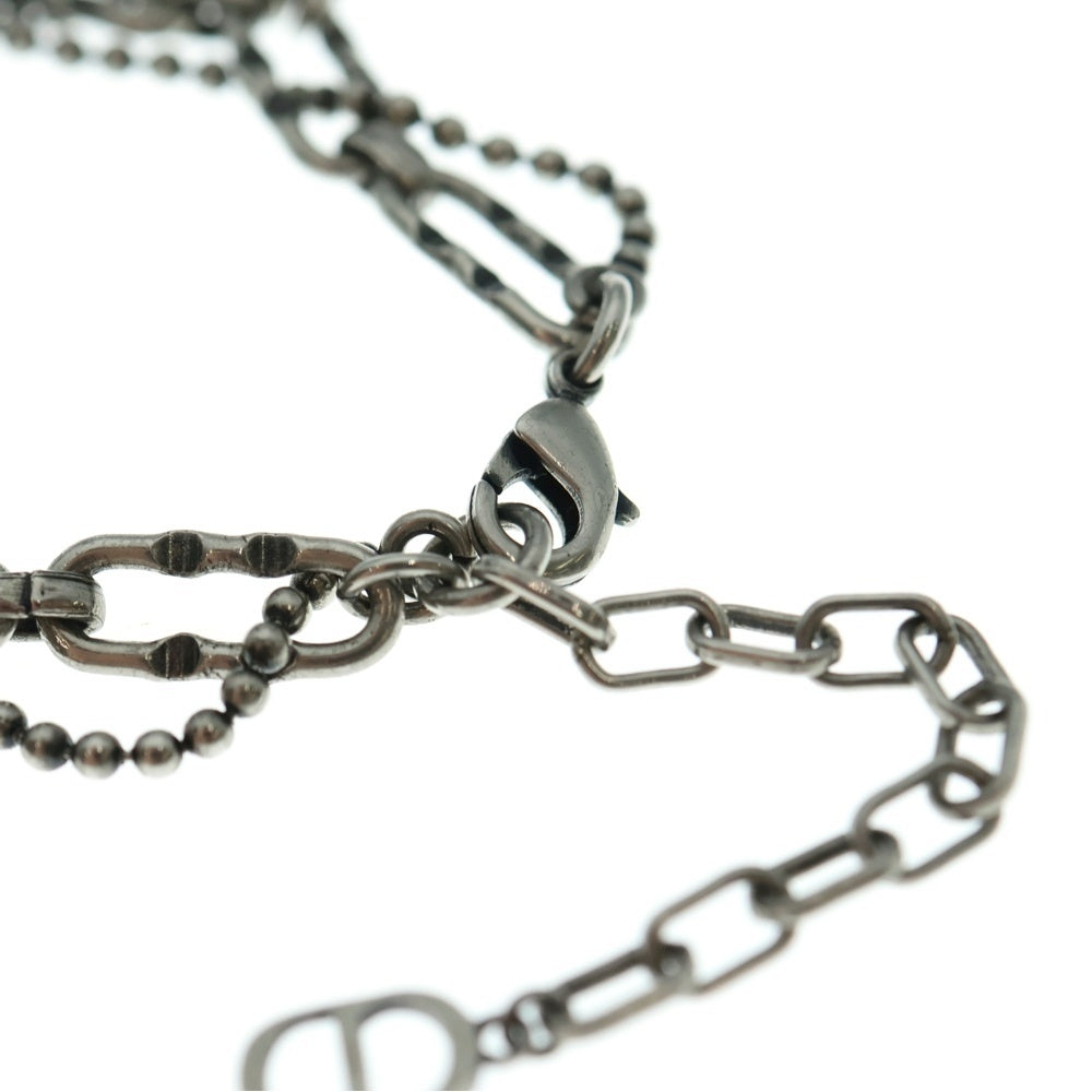 DIOR(ディオール) BRACELET BUCKLE CHAIN LINK MONOGRAM CD チェーン ブレスレット シルバー