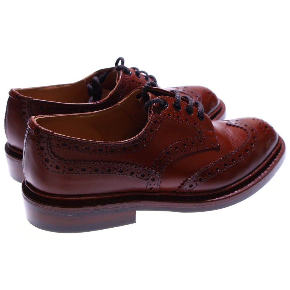 Tricker's(トリッカーズ) BOURTON バートン ウイングチップ レザーローカットシューズ ブラウン 5633139