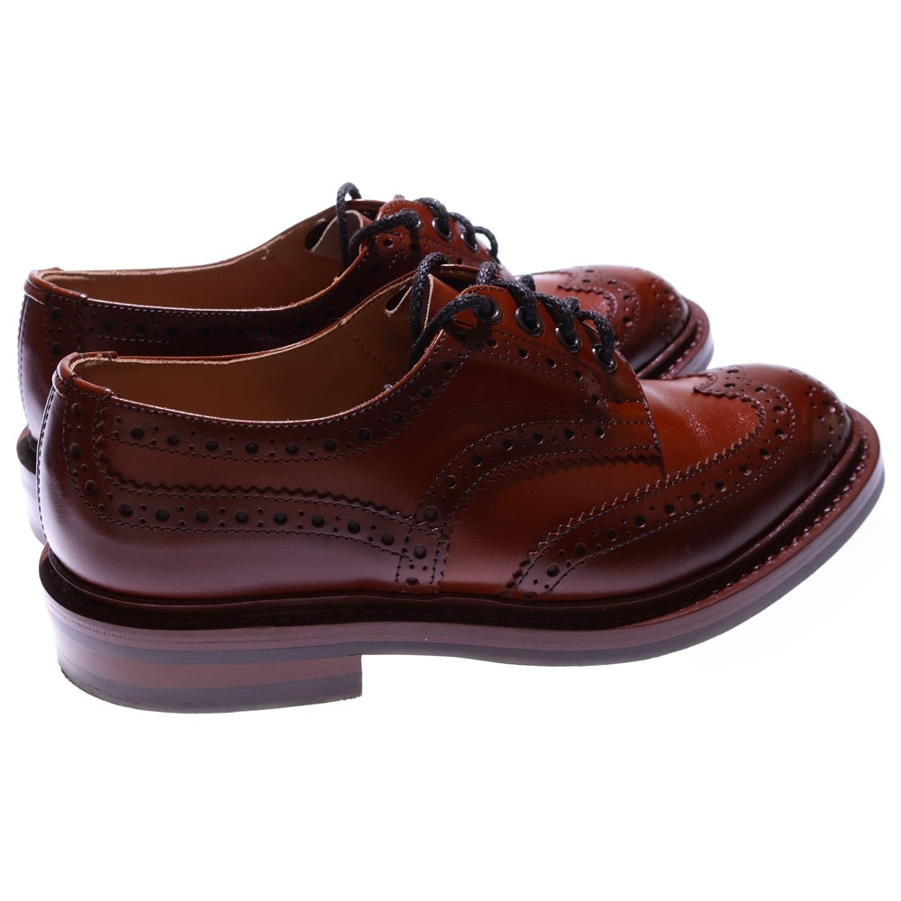 Tricker's(トリッカーズ) BOURTON バートン ウイングチップ レザーローカットシューズ ブラウン S633139