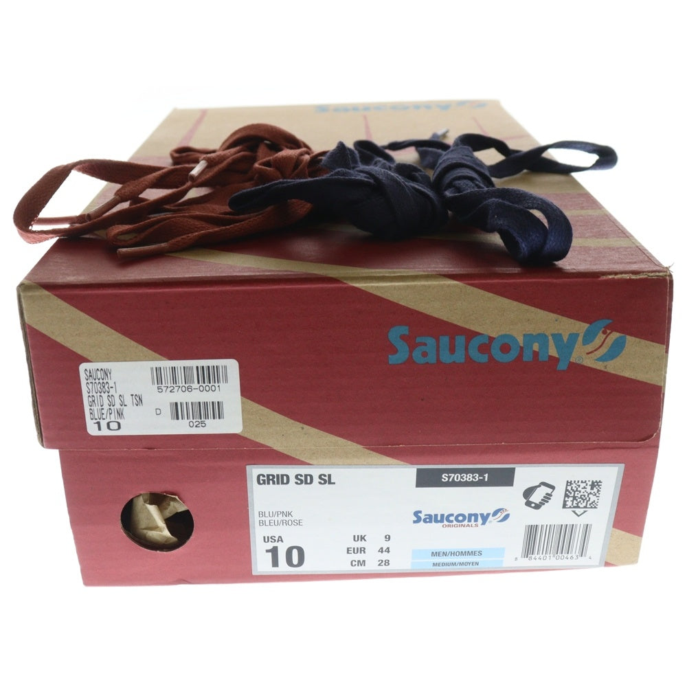 Saucony(サッカニー) SUMMER NIGHT サマーナイト ローカットスニーカー スエード ピンク/ネイビー US10/28cm S70383-1