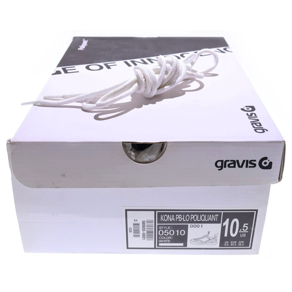 GRAVIS(グラビス) KONA PB-LO POLIQUANT コナ ポリクアント ローカットスニーカー ホワイト US10.5/28.5cm 05010