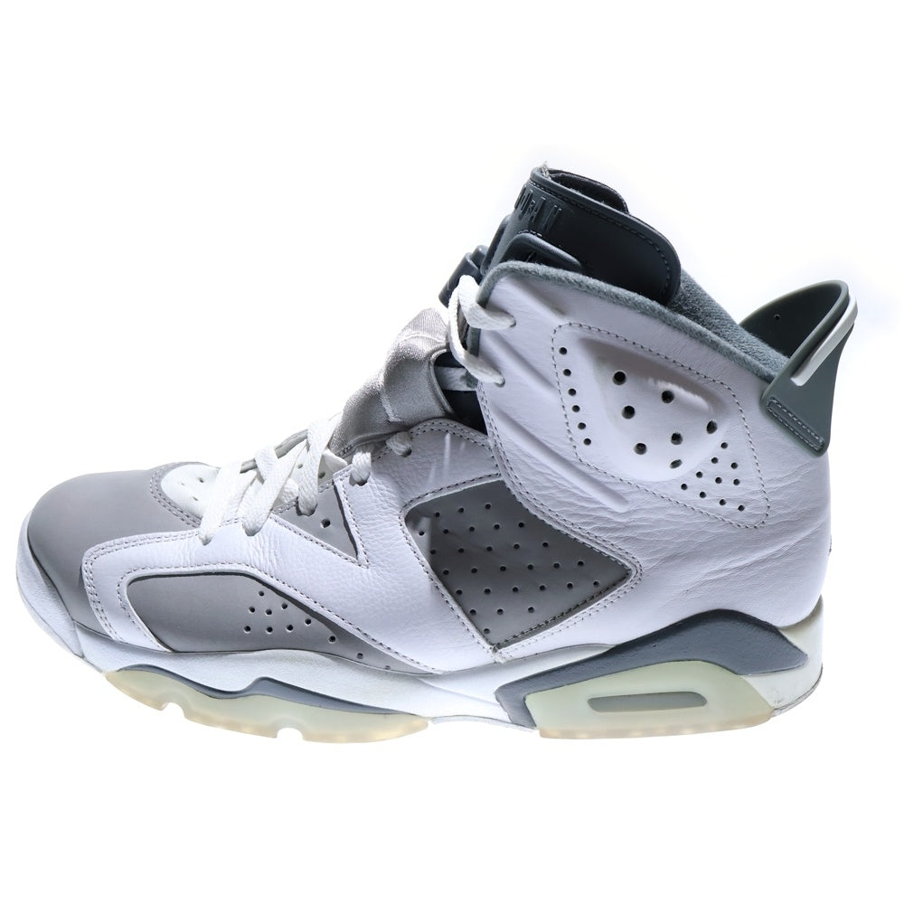 NIKE(ナイキ) AIR JORDAN 6 RETRO COOL GREY エアジョーダン6 クールグレー ハイカットスニーカー グレー/ホワイト US10.5/28.5cm CT8529-100