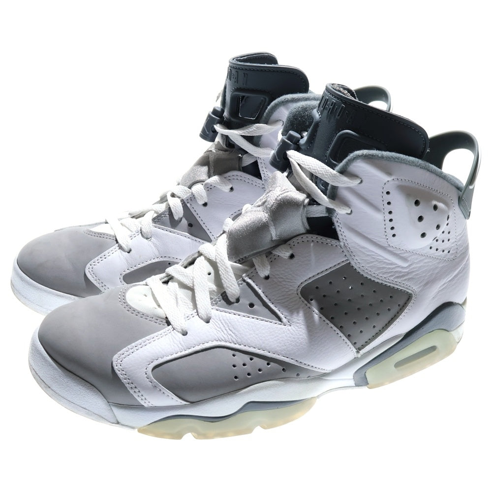 NIKE(ナイキ) AIR JORDAN 6 RETRO COOL GREY エアジョーダン6 クールグレー ハイカットスニーカー グレー/ホワイト US10.5/28.5cm CT8529-100