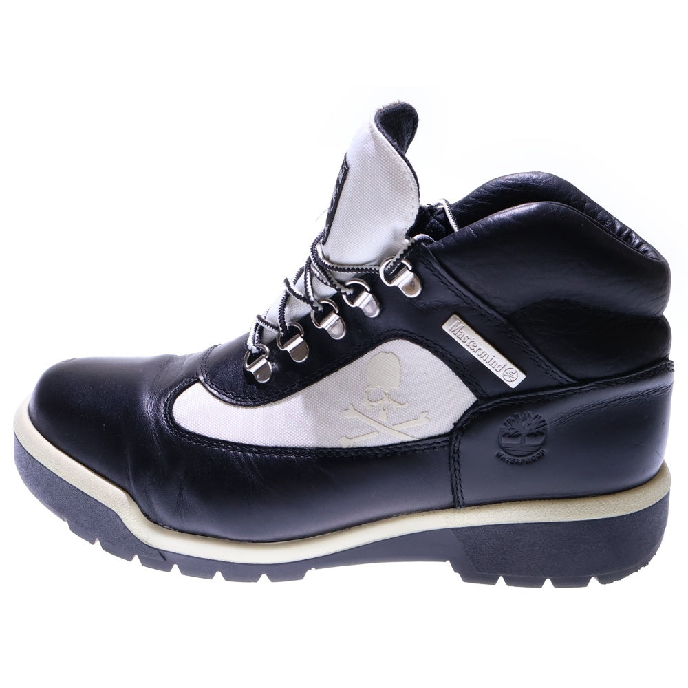 Timberland(ティンバーランド) 19AW ×MASTERMIND WORLD マスターマインド ワールド フィールドブーツ ハイカット ブラック/ホワイト US10/28cm A297V