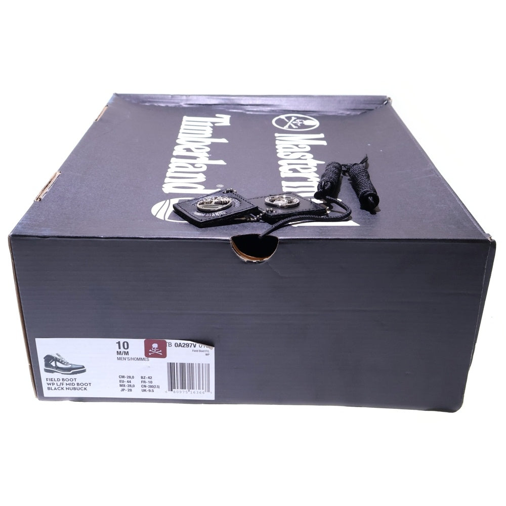 Timberland(ティンバーランド) 19AW ×MASTERMIND WORLD マスターマインド ワールド フィールドブーツ ハイカット ブラック/ホワイト US10/28cm A297V