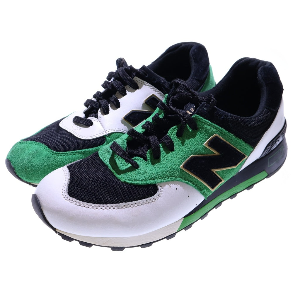 New Balance(ニューバランス) M576LOGW スエードレザー ローカットスニーカー グリーン/ホワイト US10/28cm