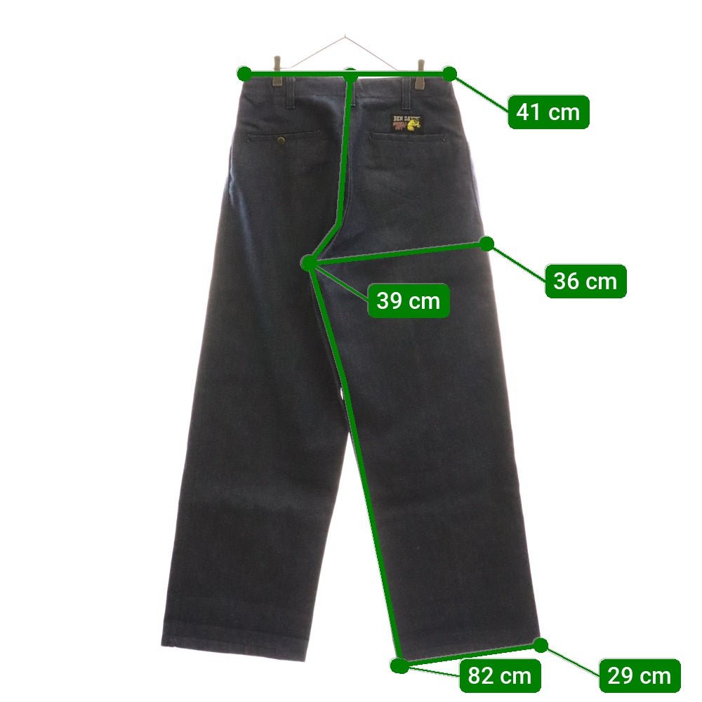 BEN DAVIS(ベンデイビス) 90S GORILLA CUT ゴリラカット ワイド デニムパンツ インディゴ