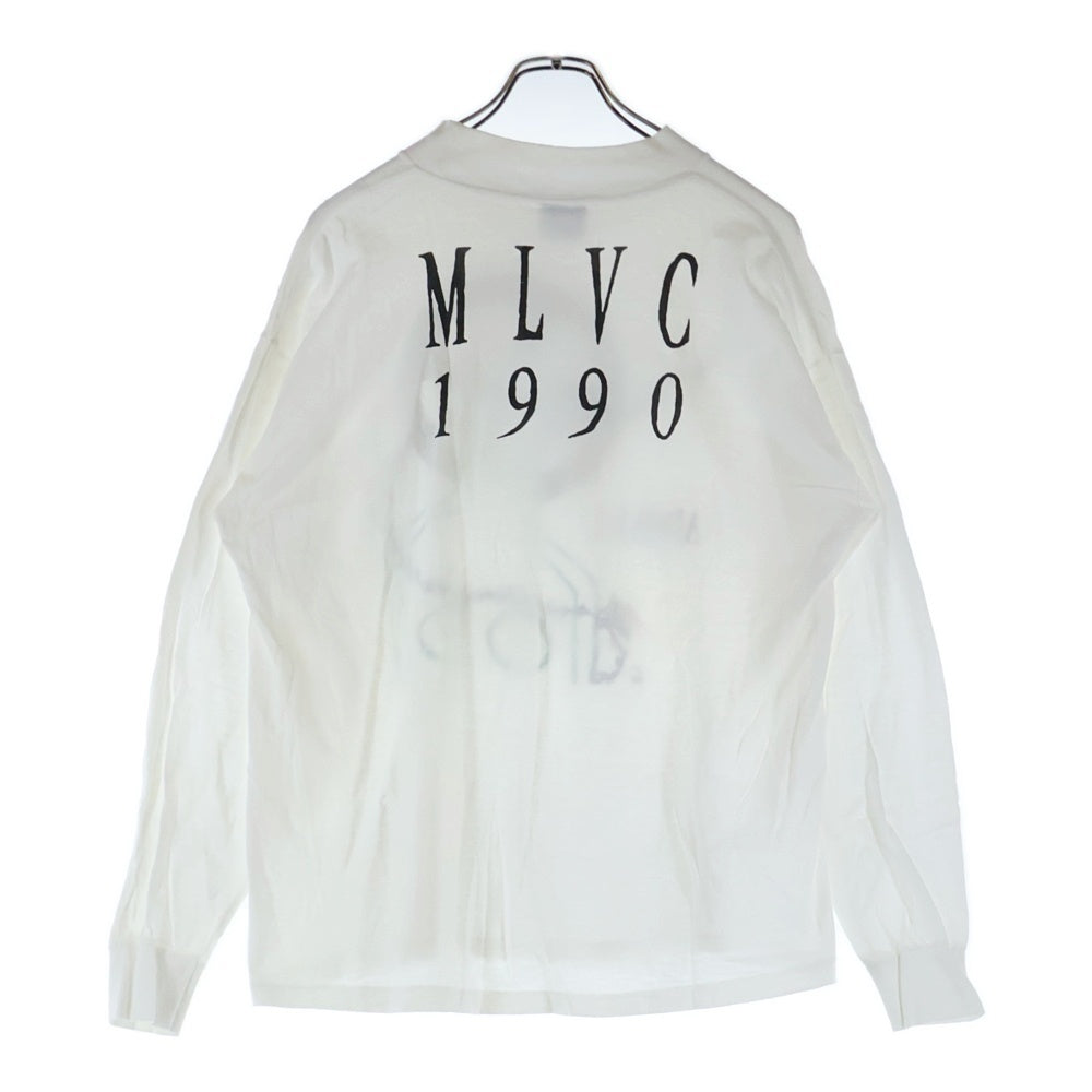 VINTAGE(ヴィンテージ) 90S VINTAGE MADONNA MLVC TOUR TEE ヴィンテージ マドンナ ツアー プリント ロングスリーブ 長袖Tシャツ カットソー ホワイト