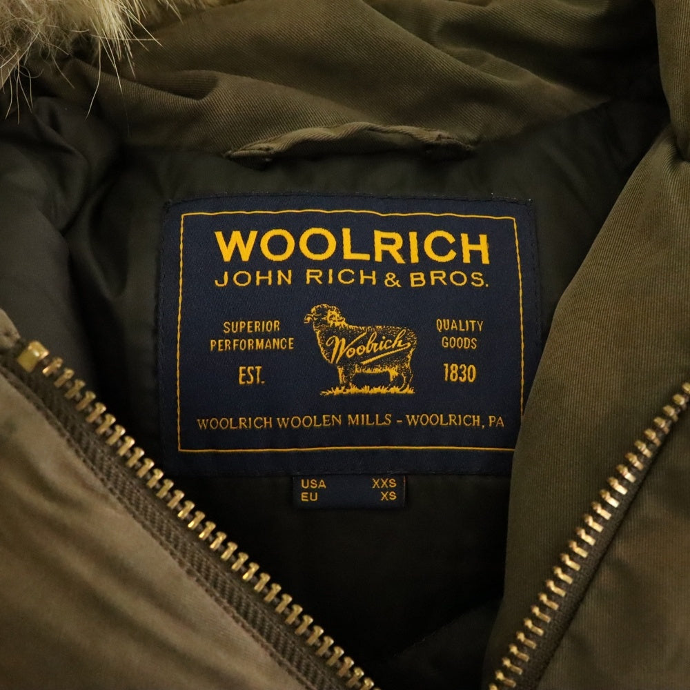 WOOLRICH(ウールリッチ) ARCTIC PARKA アークティックパーカ ファーカラー 迷彩 ナイロンダウンジャケット カーキ 1402066