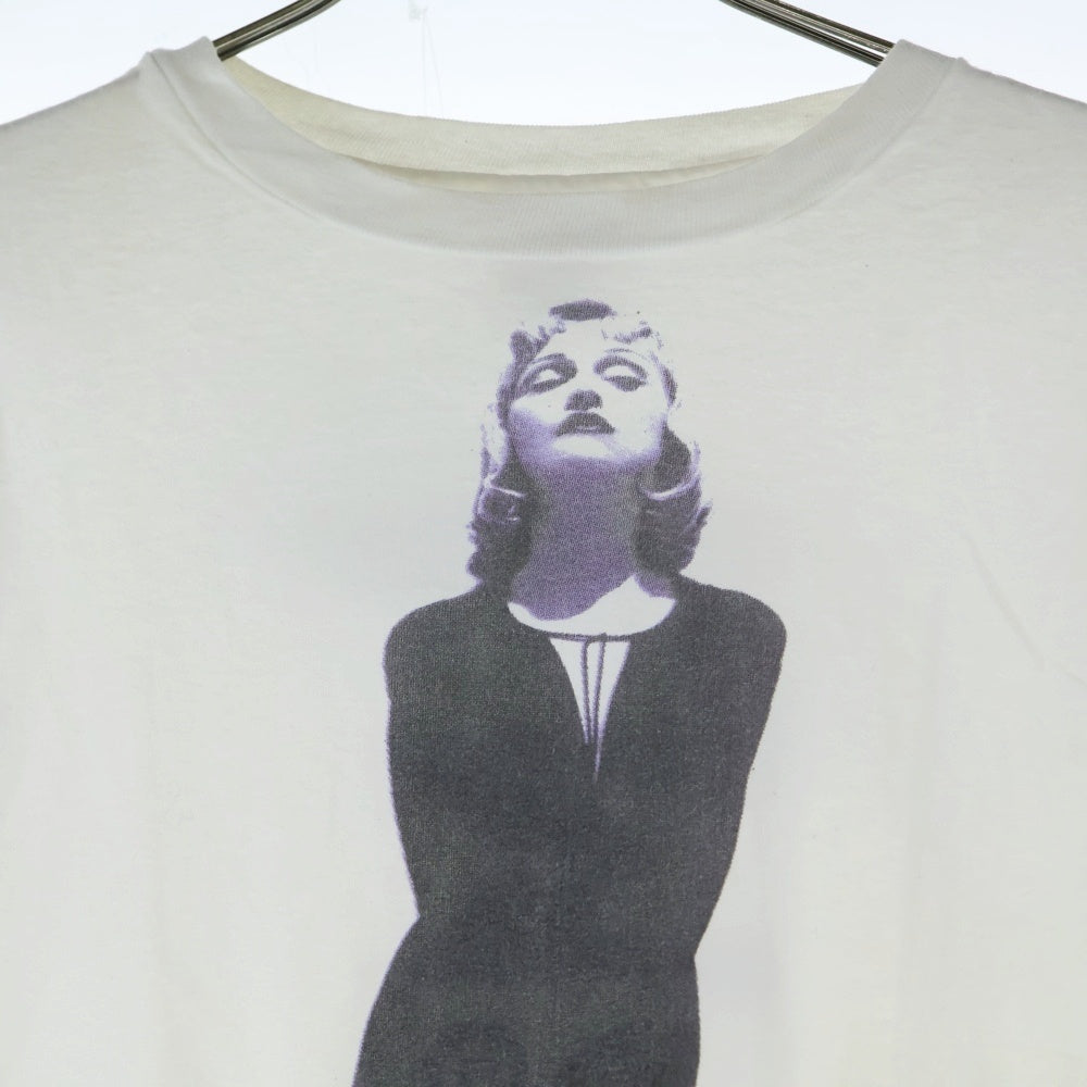 VINTAGE(ヴィンテージ) 90S MADONNA GIRLIE SHOW 1993 BACKSTAGE PASS ヴィンテージ マドンナ ガーリーショー バックステージパス 半袖Tシャツ カットソー ホワイト