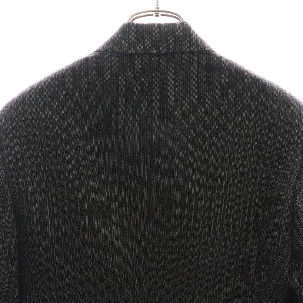 PRADA(プラダ) オールド ストライプ フロント4ポケット 3B シングルテーラードジャケット グレー