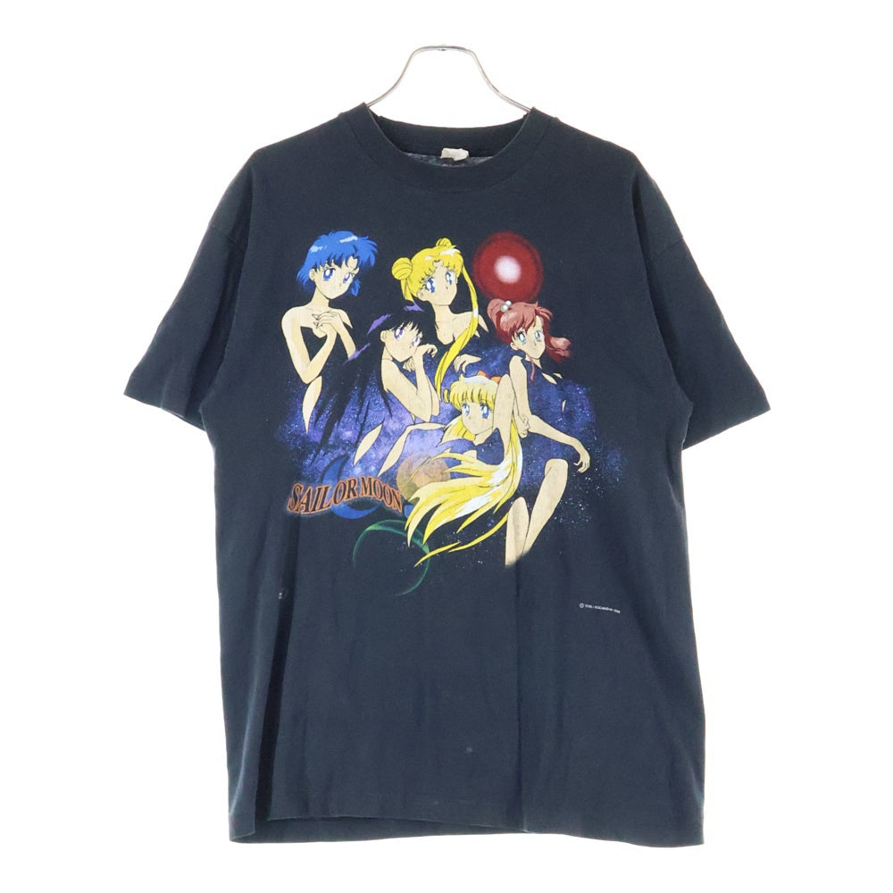 VINTAGE(ヴィンテージ) 90S SAILOR MOON VINTAGE セーラームーン 片面プリント 半袖Tシャツ ヴィンテージ ブラック