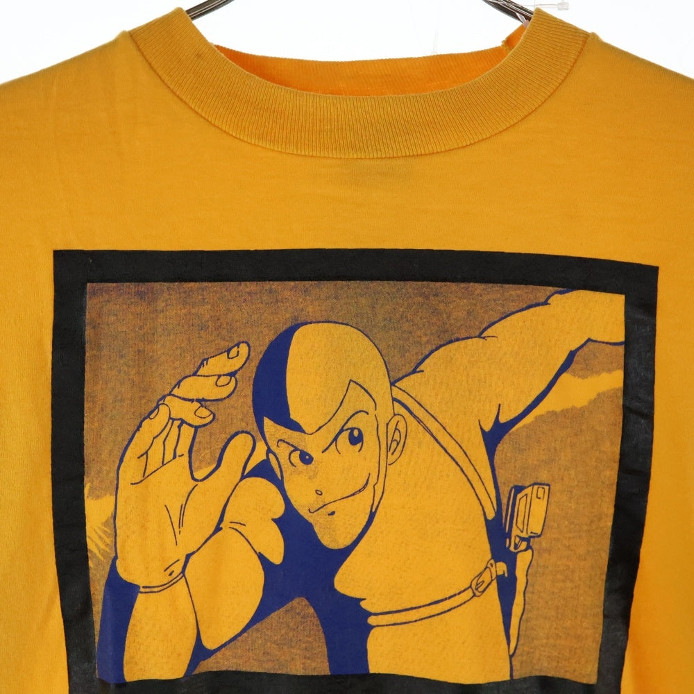 VINTAGE(ヴィンテージ) 90S Lupin the Third tee VINTAGE ルパン三世 半袖Tシャツ ヴィンテージ マスタード