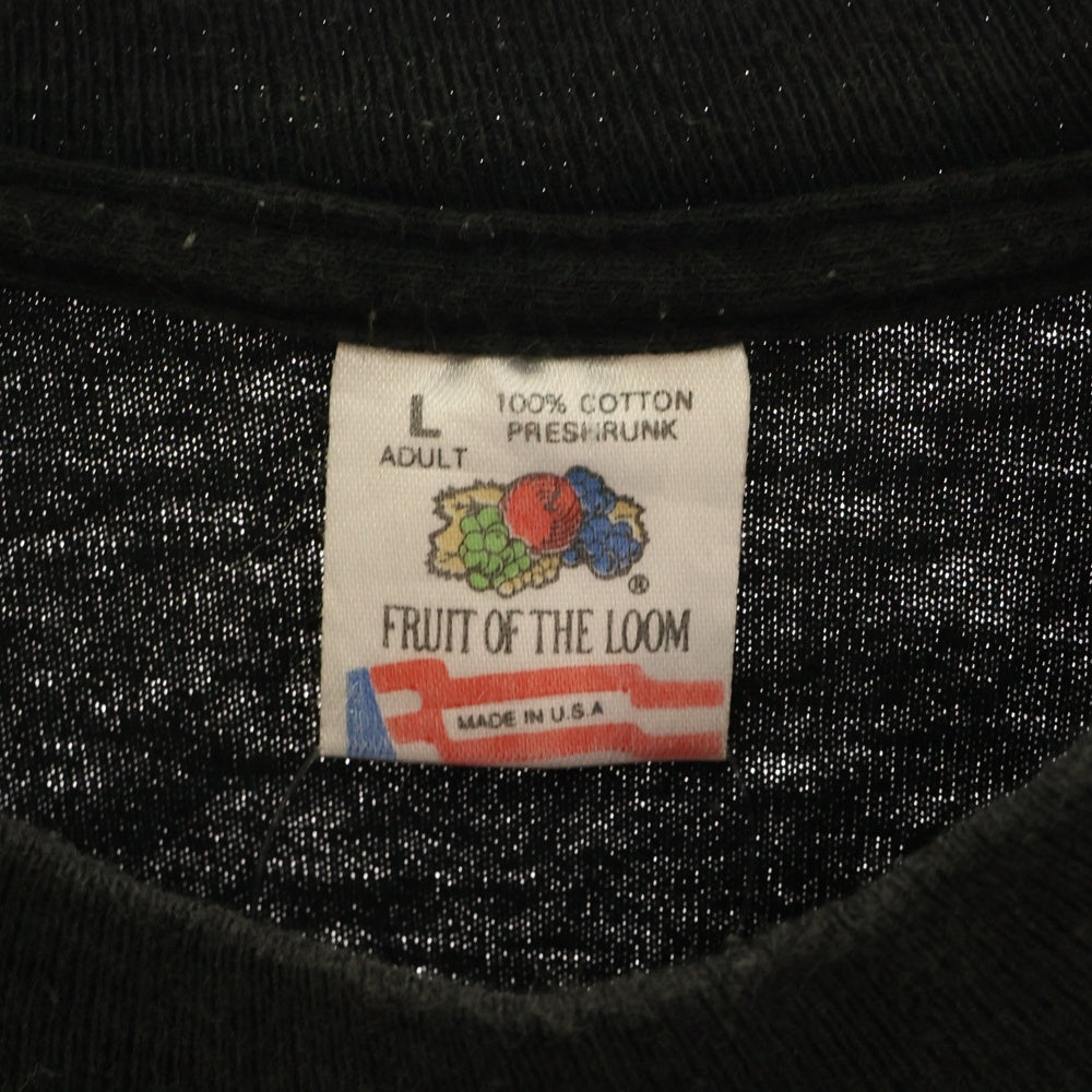 VINTAGE(ヴィンテージ) 90S VINTAGE Hellraisers ヴィンテージ ヘルレイザーズ 両面プリント クルーネック半袖Tシャツ カットソー ブラック