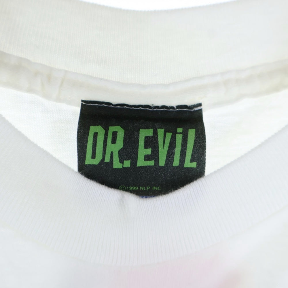 VINTAGE(ヴィンテージ) 90S VINTAGE AUSTIN POWERS 1999 ヴィンテージ オースティンパワーズ フロントプリント クルーネック半袖Tシャツ カットソー ホワイト