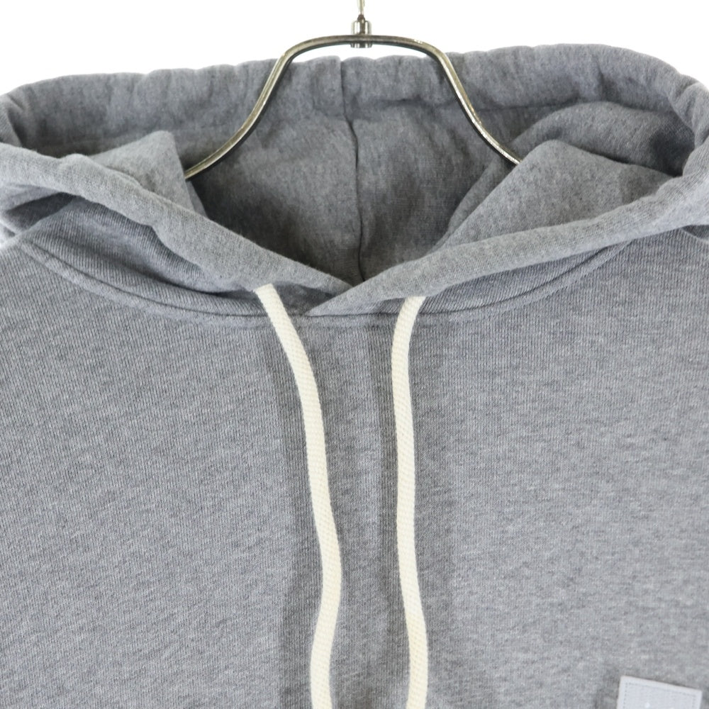 Acne Studios(アクネ ストゥディオズ) FARRIN FACE パッチ付き コットンプルオーバーパーカー グレー FA-UX-SWEA000009