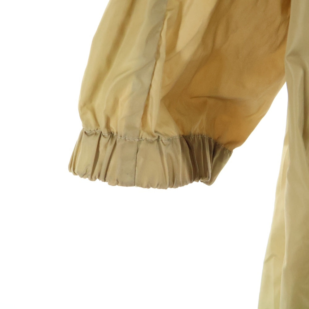 MONCLER(モンクレール) SAUGE フリル ナイロンロングコート ベージュ レディース F10931C72100