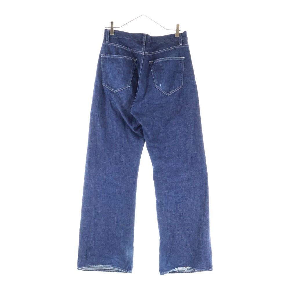 AURALEE(オーラリー) SELVEDGE LIGHT DENIM WIDE PANTS セルビッチ デニム ワイドパンツ インディゴ A22SP04SD