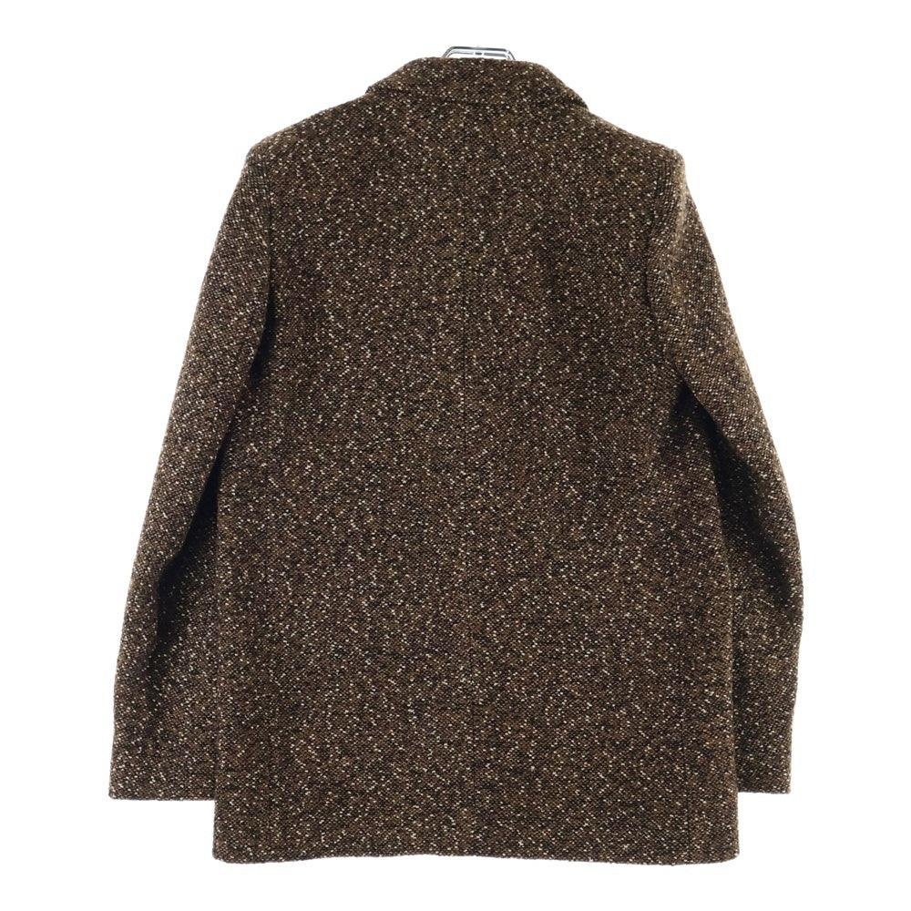 Max Mara(マックスマーラ) 1B ツイード シングル テーラードジャケット ブラウン レディース 10460403-004