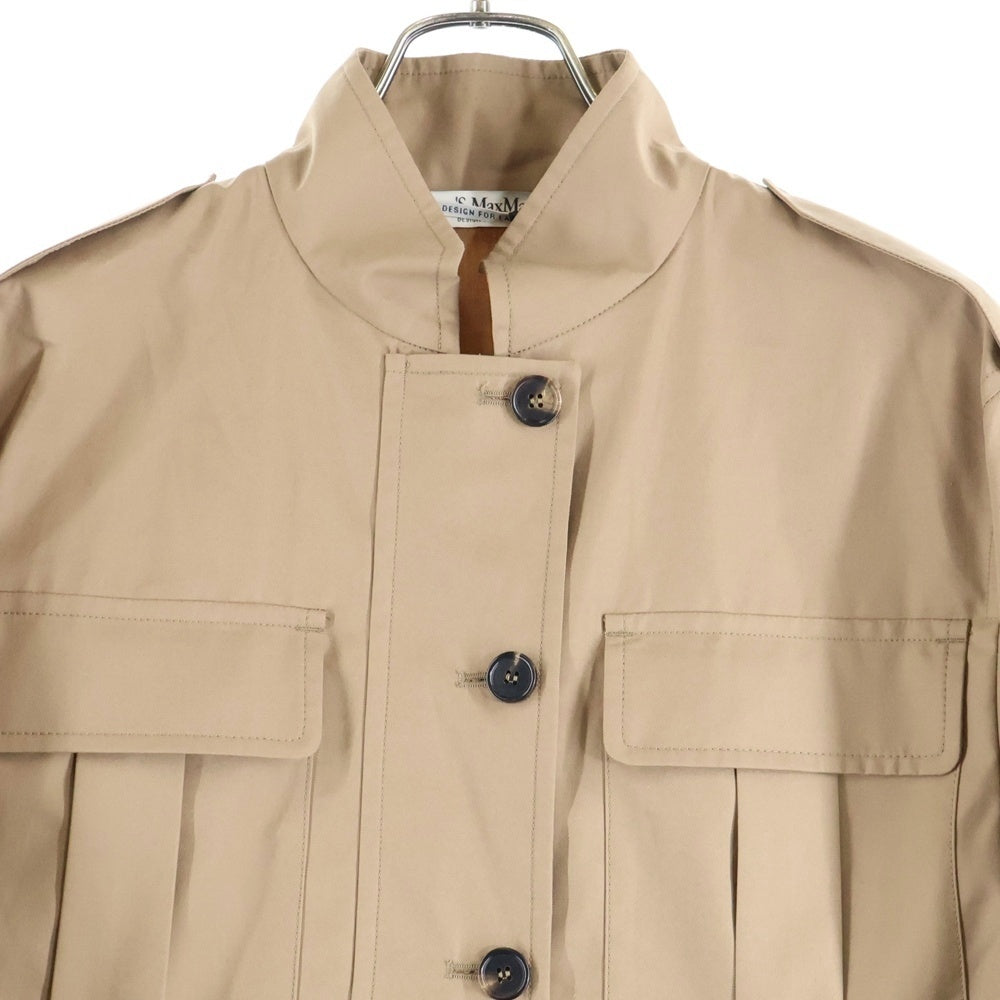 S MAX MARA(エス マックスマーラ) 4ポケット ツイル ジャケット ベージュ レディース 90210111-026