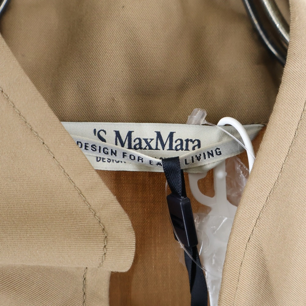 S MAX MARA(エス マックスマーラ) 4ポケット ツイル ジャケット ベージュ レディース 90210111-026