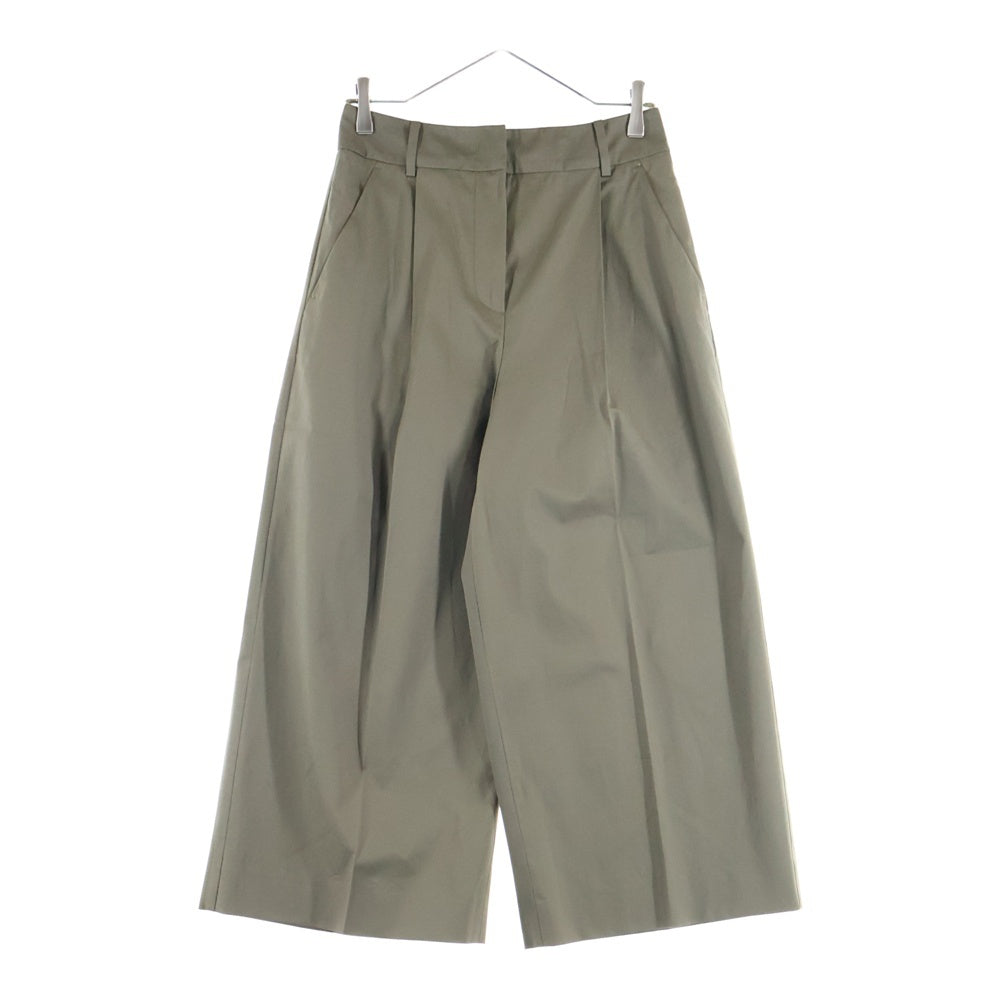 Max Mara(マックスマーラ) センタープレス ワイドスラックス カーキ レディース 11310712-003