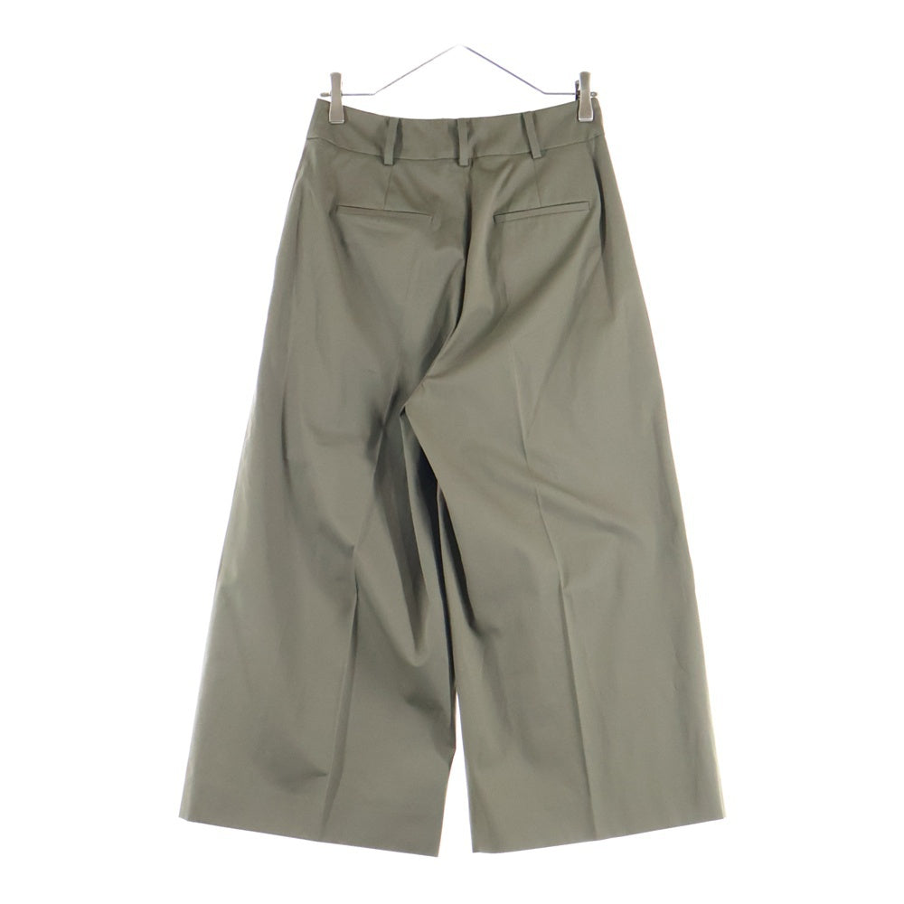 Max Mara(マックスマーラ) センタープレス ワイドスラックス カーキ レディース 11310712-003