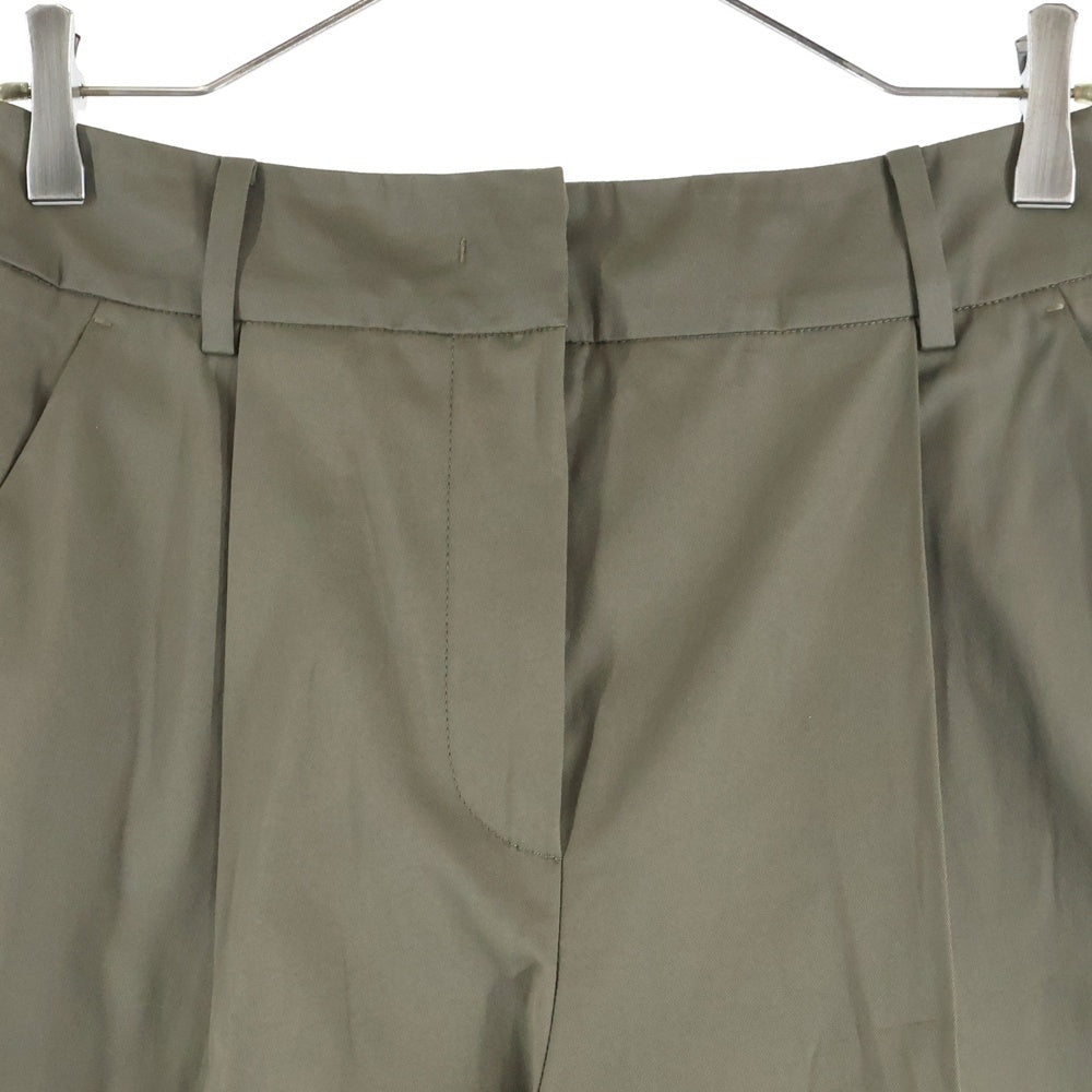 Max Mara(マックスマーラ) センタープレス ワイドスラックス カーキ レディース 11310712-003