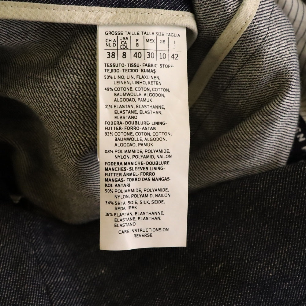 S MAX MARA(エス マックスマーラ) ダブルブレスト デニム ロングコート インディゴ レディース 9081078-030