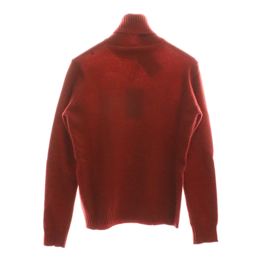 Max Mara(マックスマーラ) ハイネック タートルネック リブハイゲージ切替 ニットセーター レッド レディース 13662083-013