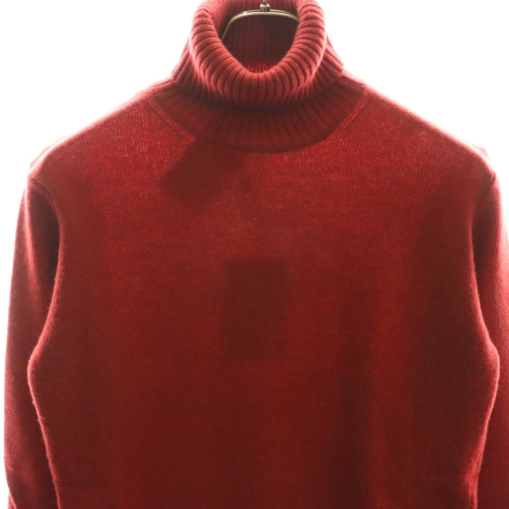 Max Mara(マックスマーラ) ハイネック タートルネック リブハイゲージ切替 ニットセーター レッド レディース 13662083-013