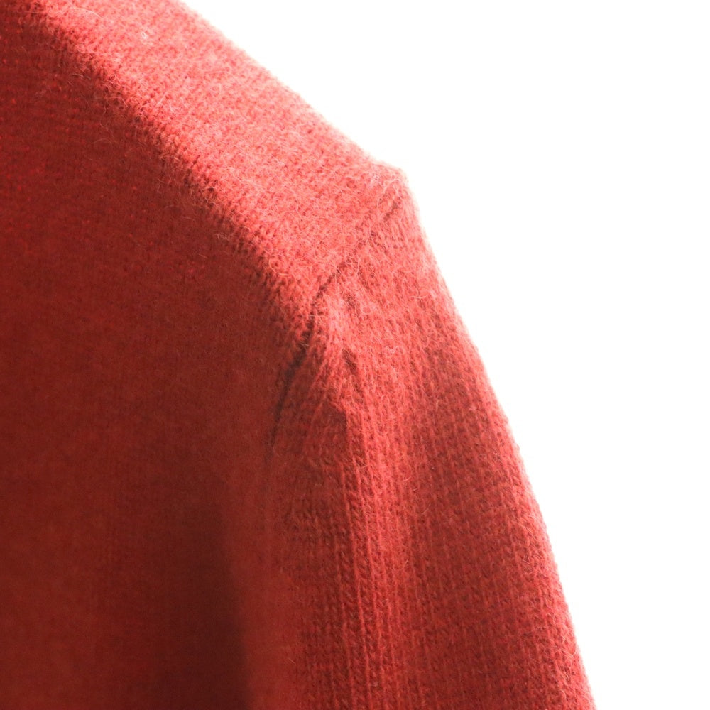 Max Mara(マックスマーラ) ハイネック タートルネック リブハイゲージ切替 ニットセーター レッド レディース 13662083-013