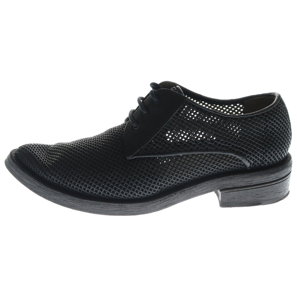 marsell(マルセル) ポインテッドトゥ メッシュレザー ドレスシューズ ブラック レディース