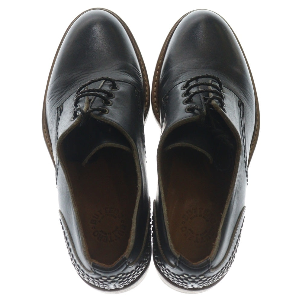 BUTTERO(ブッテロ) スタッズ レザー ドレスシューズ ブラック レディース B5150