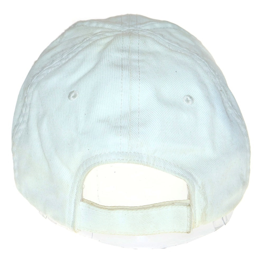 BALENCIAGA(バレンシアガ) ロゴ刺繍 キャンバス ベースボールキャップ 帽子 ホワイト 656463