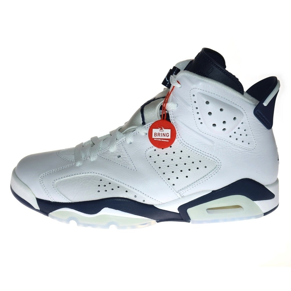 NIKE(ナイキ) AIR JORDAN 6 RETRO MIDNIGHT NAVY エアジョーダン6 レトロ ミッドナイトネイビー ハイカットスニーカー ホワイト/ネイビー US10/28cm CT8529-141