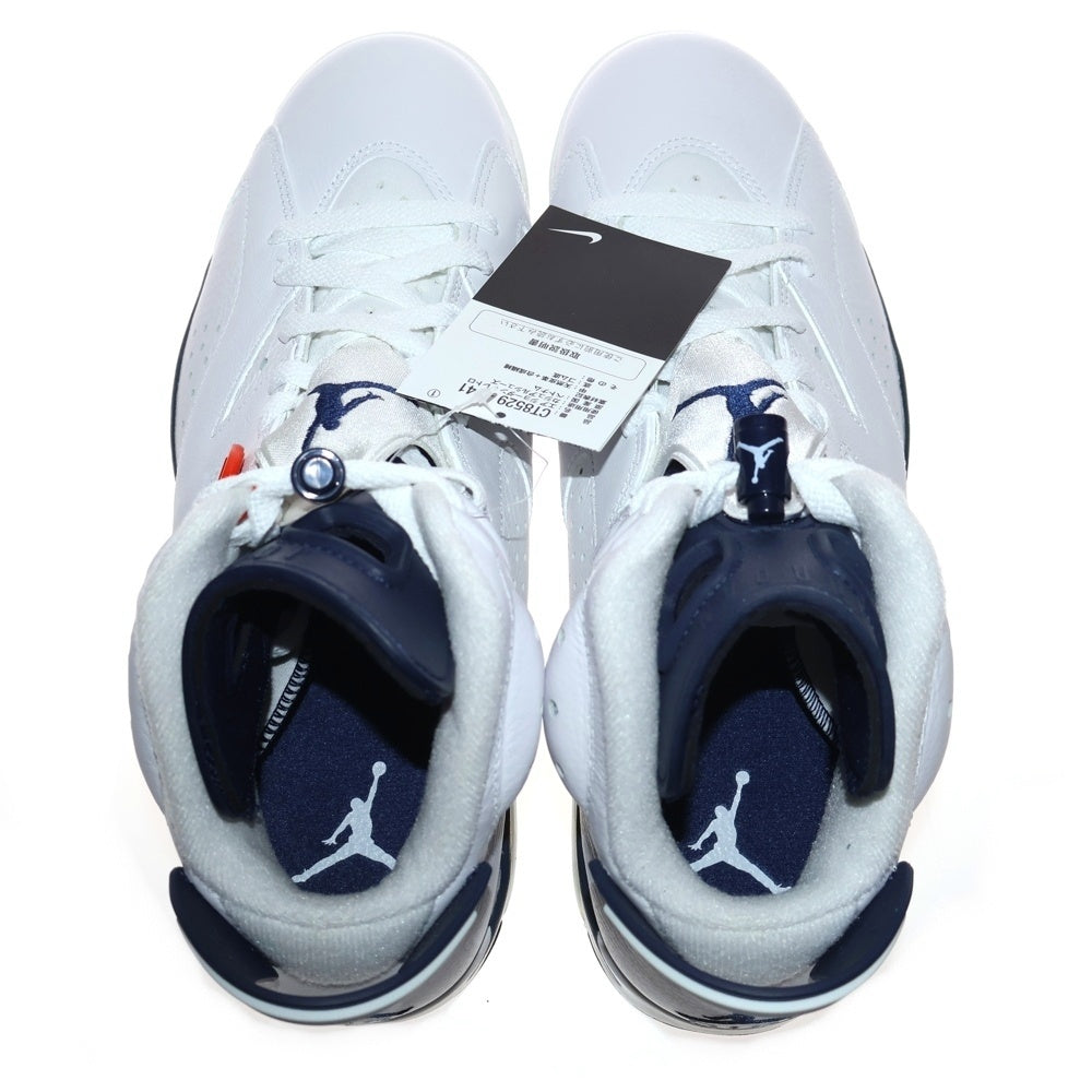 NIKE(ナイキ) AIR JORDAN 6 RETRO MIDNIGHT NAVY エアジョーダン6 レトロ ミッドナイトネイビー ハイカットスニーカー ホワイト/ネイビー US10/28cm CT8529-141