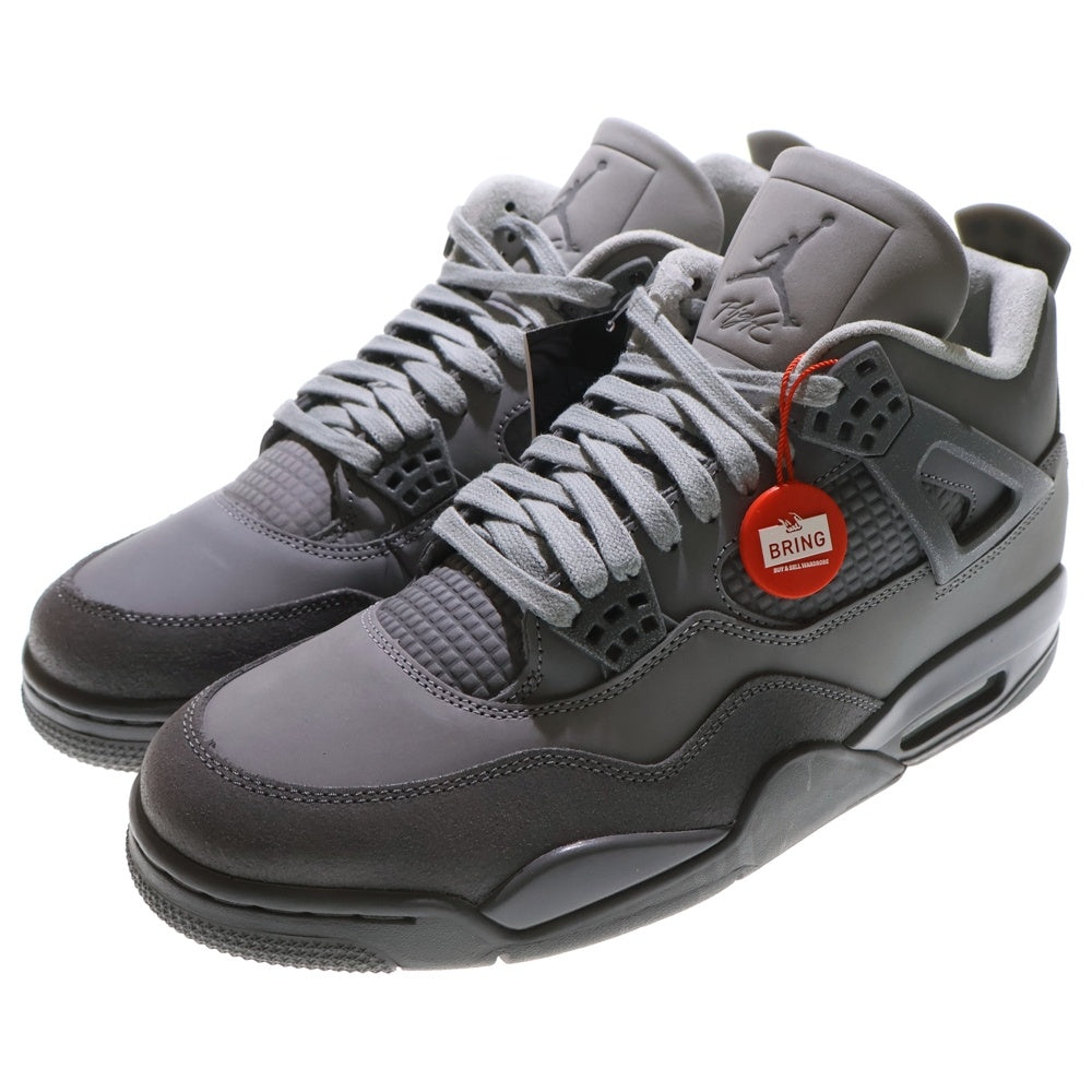 NIKE(ナイキ) AIR JORDAN 4 RETRO SE WET CEMENT エアジョーダン4 レトロ ウェットセメント ローカットスニーカー グレー US10.5/28.5cm FQ7928-001