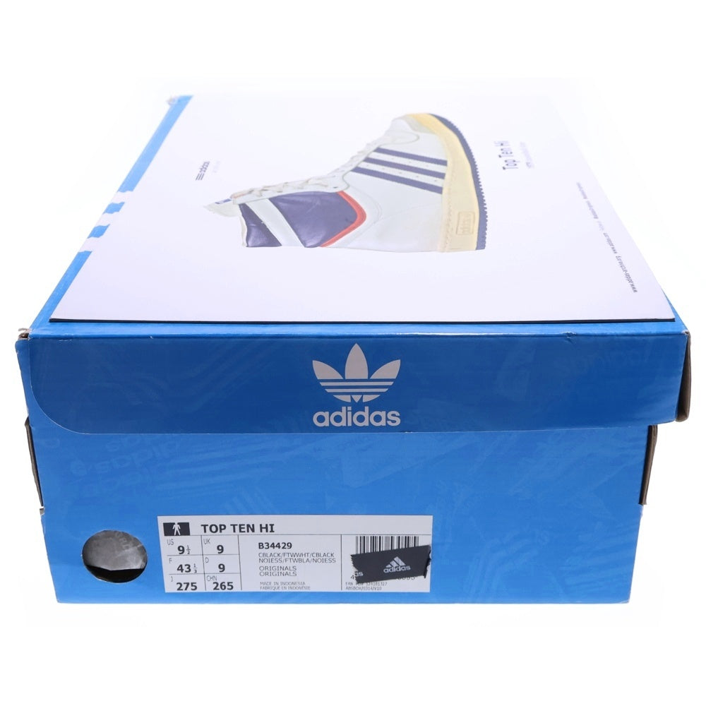 adidas(アディダス) TOP TEN HI トップ テン ハイカットスニーカー ブラック US9.5/27.5cm B34429