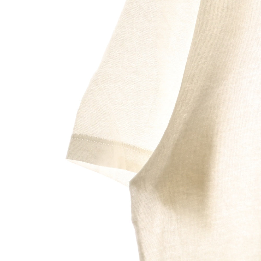 GUCCI(グッチ) BEE刺繍 プリント コットン クルーネック 半袖Tシャツ カットソー ホワイト 417306 X5937