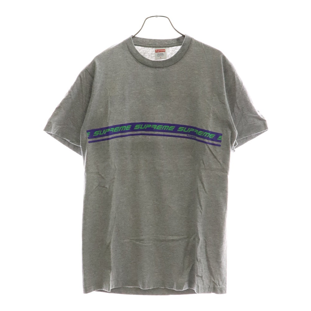 SUPREME(シュプリーム) 19SS Hard Goods Tee ハードグッズ ロゴプリント クルーネック 半袖Tシャツ カットソー グレー